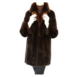 Mink coat with sable fur💕💕